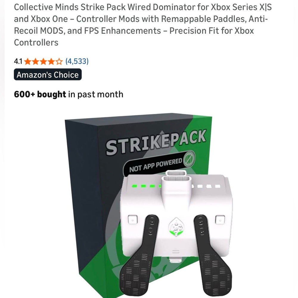 Collective Minds Strike Pack Wired Dominator Controller Mod Kit - White/Black
